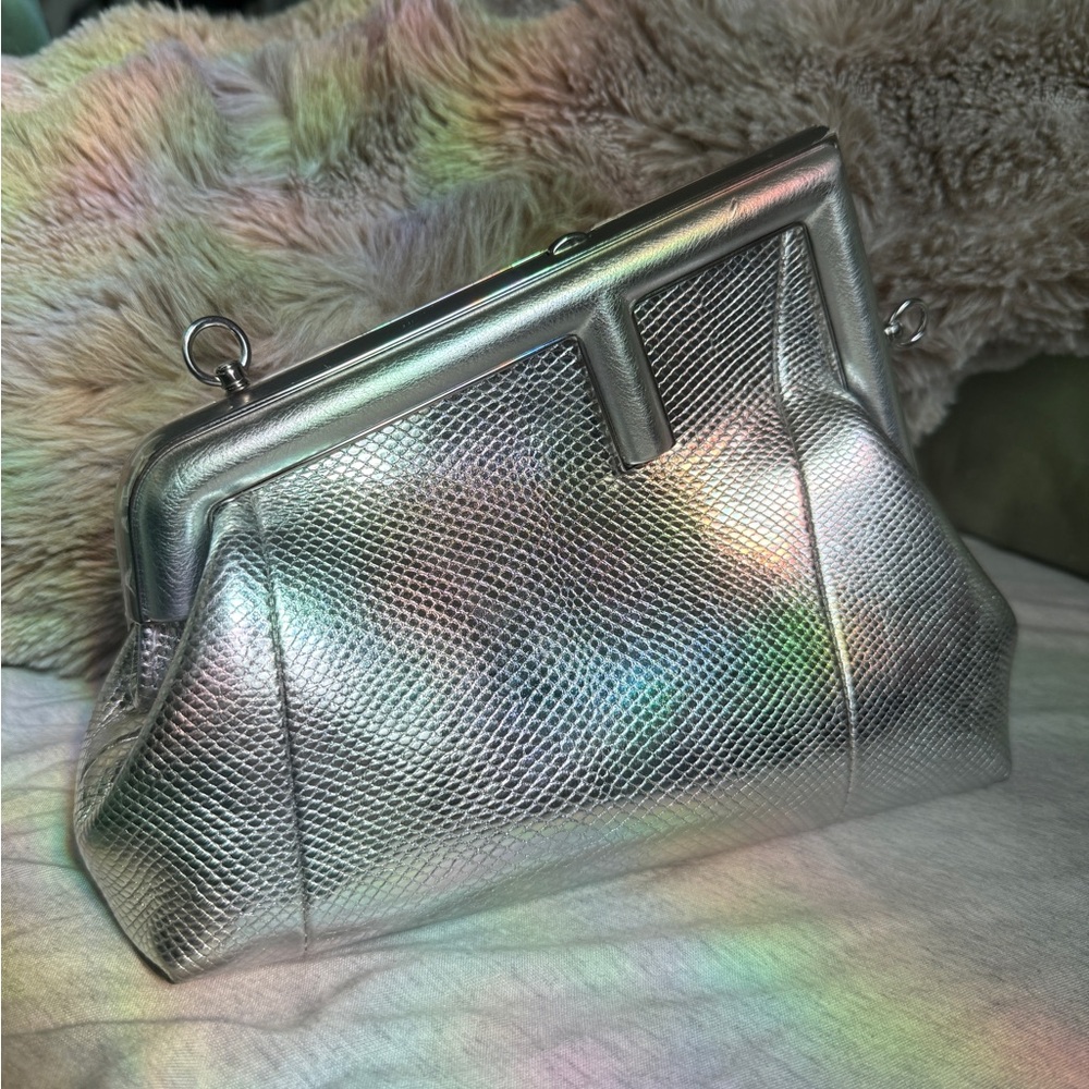 FENDI BNIB Fendi First Silver Python - Picture 8 of 16